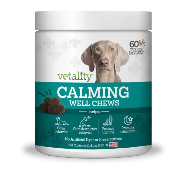 Vetality Calming Chews for Dogs 60 Ct