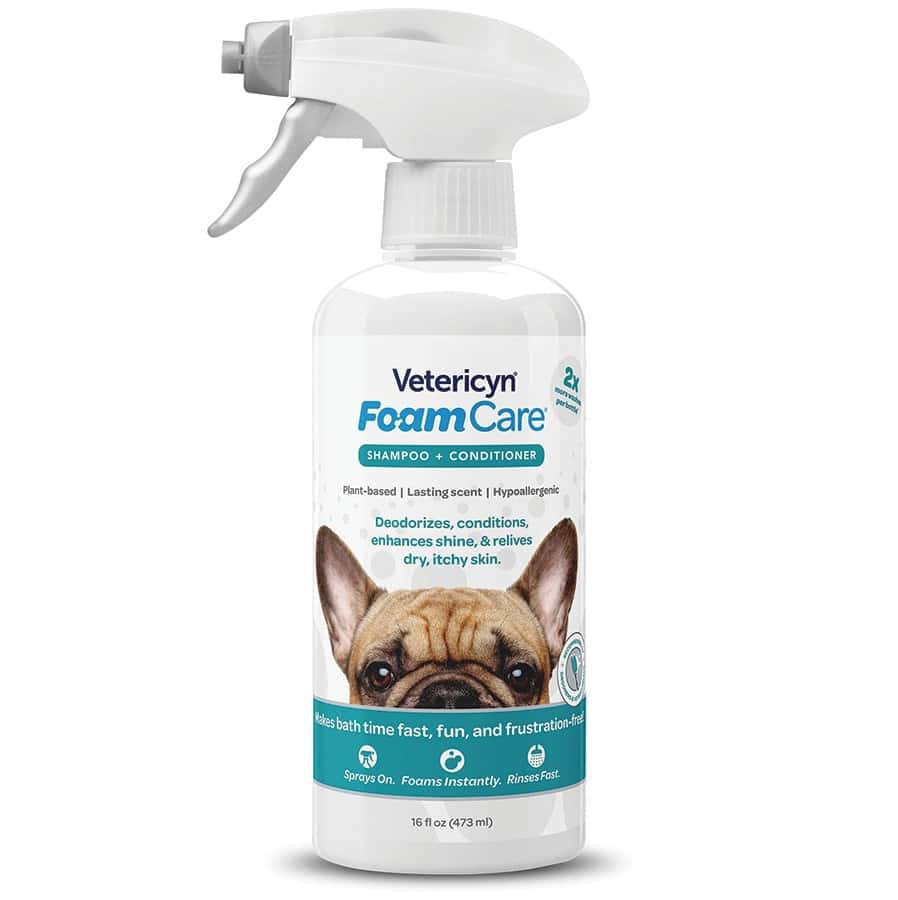 Vetericyn FoamCare Pet Shampoo + Conditioner Spray 16 oz