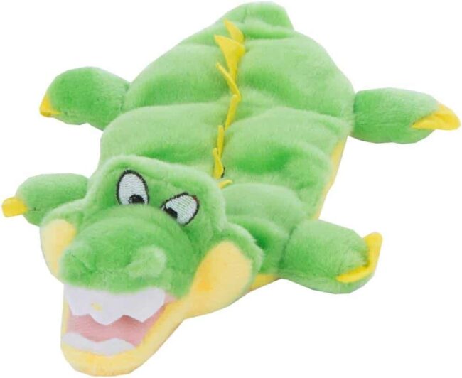 Outward Hound Squeak Mat Gator Dog Toy Small