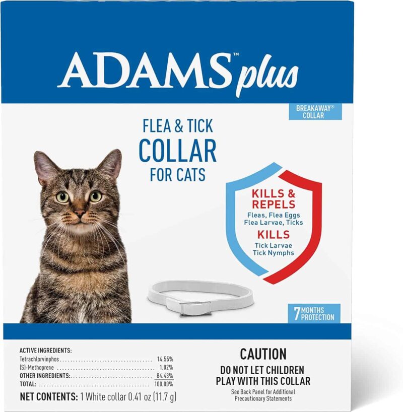 Adams Plus Flea & Tick Collar For Cats