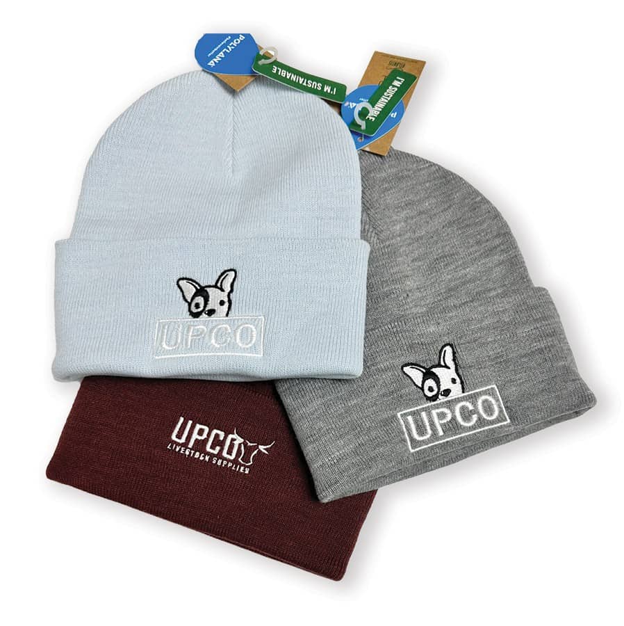 UPCO Embroidered Beanie Stocking Cap