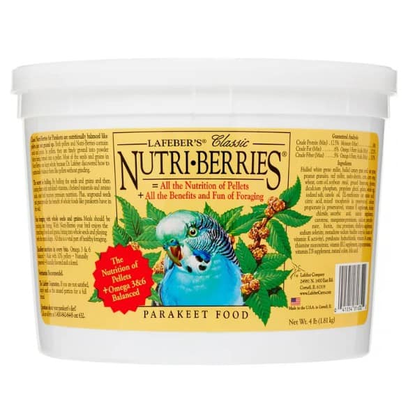 Lafeber's Classic Nutri-Berries Parakeet Food 4 lb
