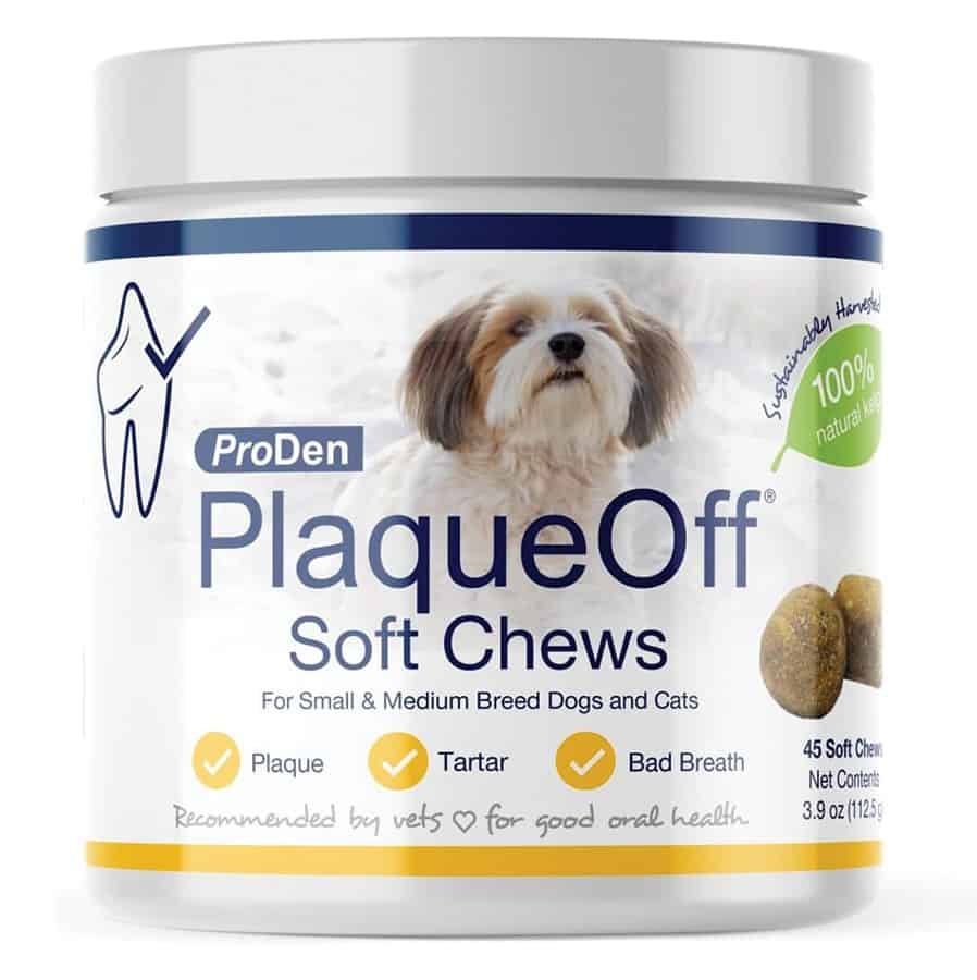 ProDen Plaque Off Dental Care Soft Chews for Small-Medium Dogs 45 Ct