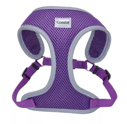 Adjustable Soft Wrap Reflective Harness Purple