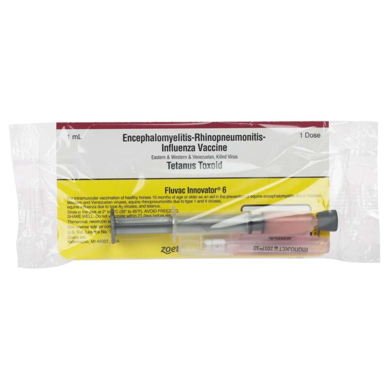 FluVac Innovator 6 Horse Single 1 Dose