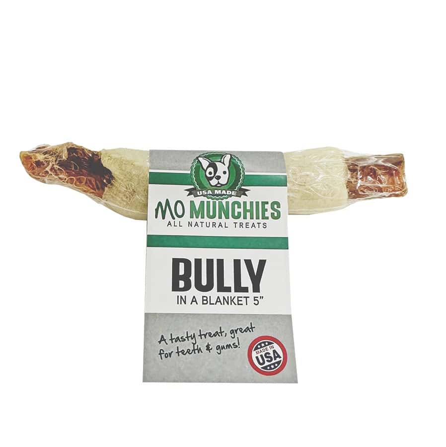Mo Munchies Bully in a Blanket Natural Dog Chew Treat 5"