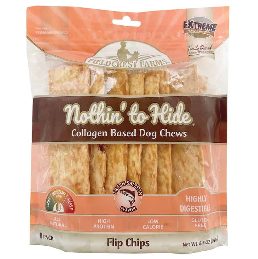 Nothin' to Hide Flip Chips Salmon Dog Chew Treats