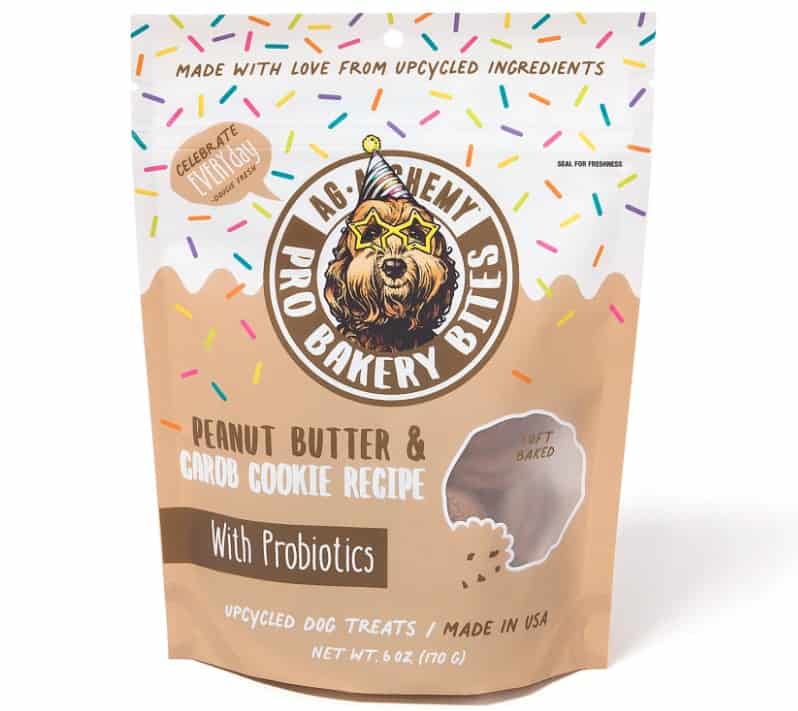 Ag Alchemy Pro Bakery Bites Peanut Butter & Carob Cookie Dog Treats 6 oz