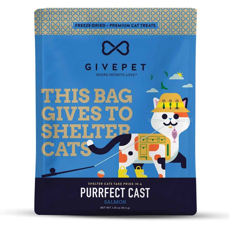 Givepet Purrfect Cast Freeze Dried Cat Treats 1.25 oz