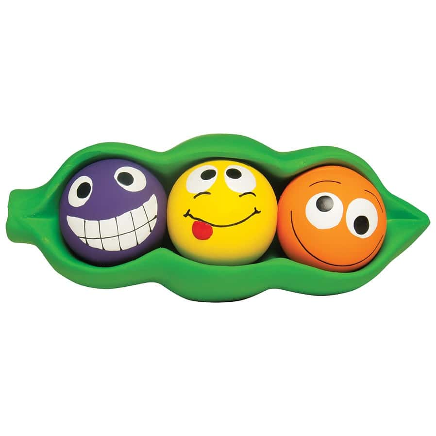 Multipet Peas in a Pod Latex Dog Toy