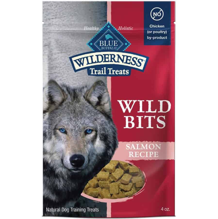 BLUE Wilderness Trail Treats Wild Bits Salmon Recipe 4 oz