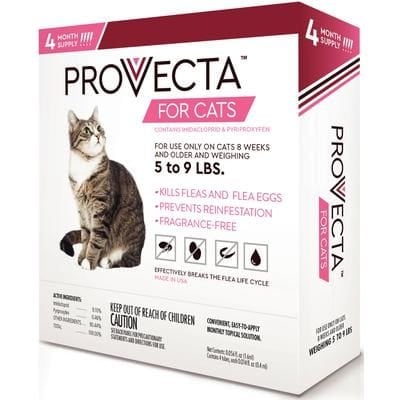 Provecta II Flea Spot-On for Cats 5-9 lbs