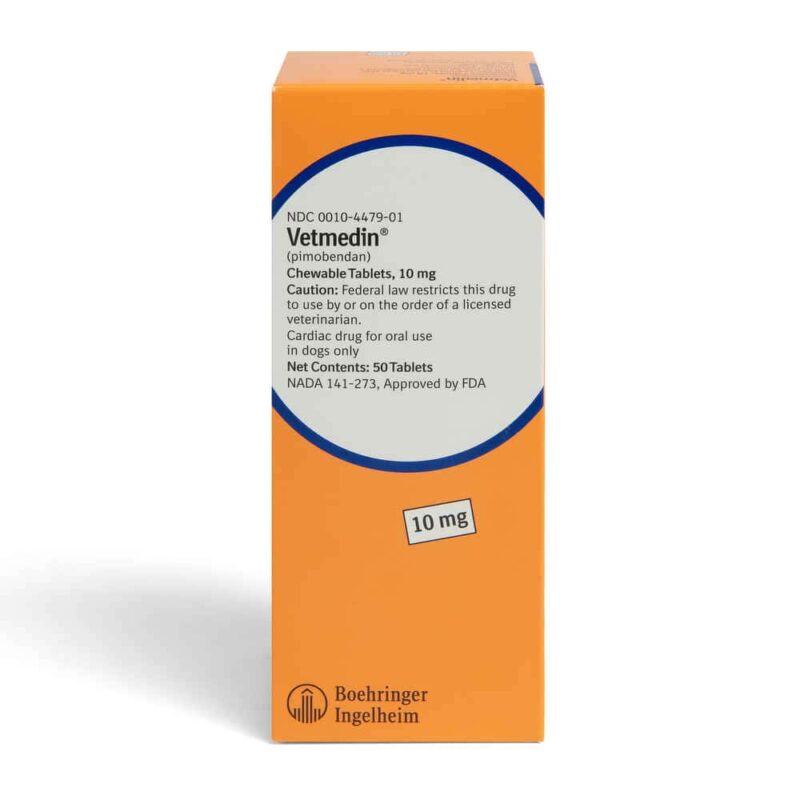 Vetmedin (Pimobendan) 10 mg (50 tabs) *RX*