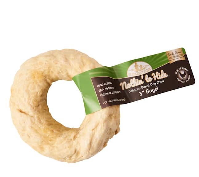 Nothin' To Hide Chicken Bagel 3" Dog Treat