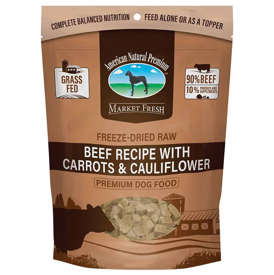 ANP Freeze Dried Raw Beef with Carrots and Cauliflower