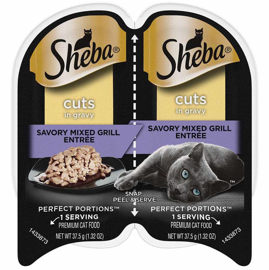 Sheba Perfect Portions Mixed Grill Cuts 2.6 oz