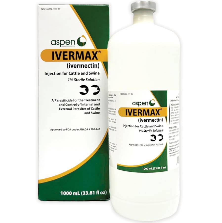 Aspen Ivermax 1% (ivermectin) Injection 1000 mL