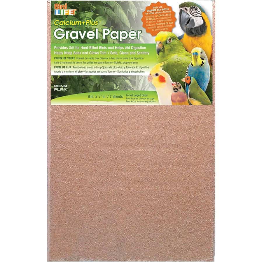 Bird Life Gravel Paper for Bird Cage 7 Ct