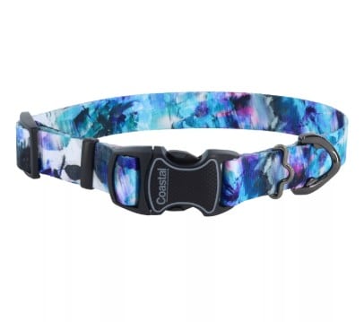 Coastal Inspire Rainy Day Floral Dog Collar