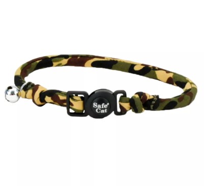 Safe Cat Round Camo Cat Collar