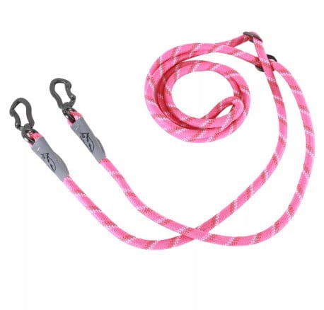 K9 Explorer Trek Multi-Function Rope Leash PINK 8'