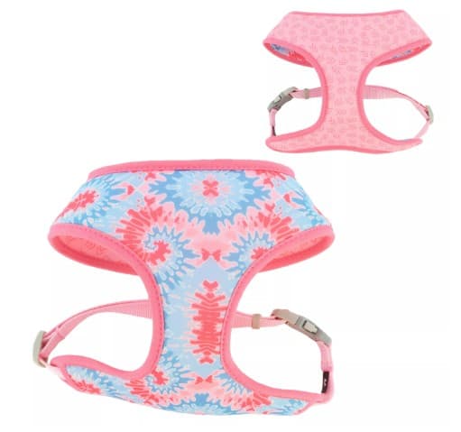 Sublime Reversible Dog Harness Pink Tie Dye