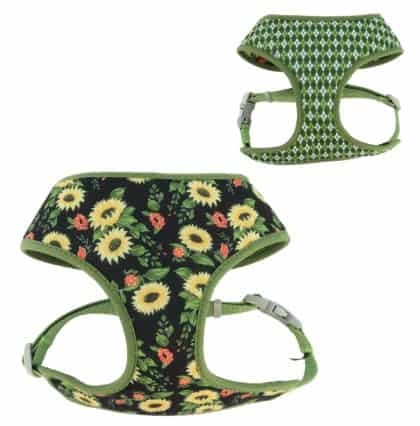 Sublime Reversible Dog Harness Sunflowers