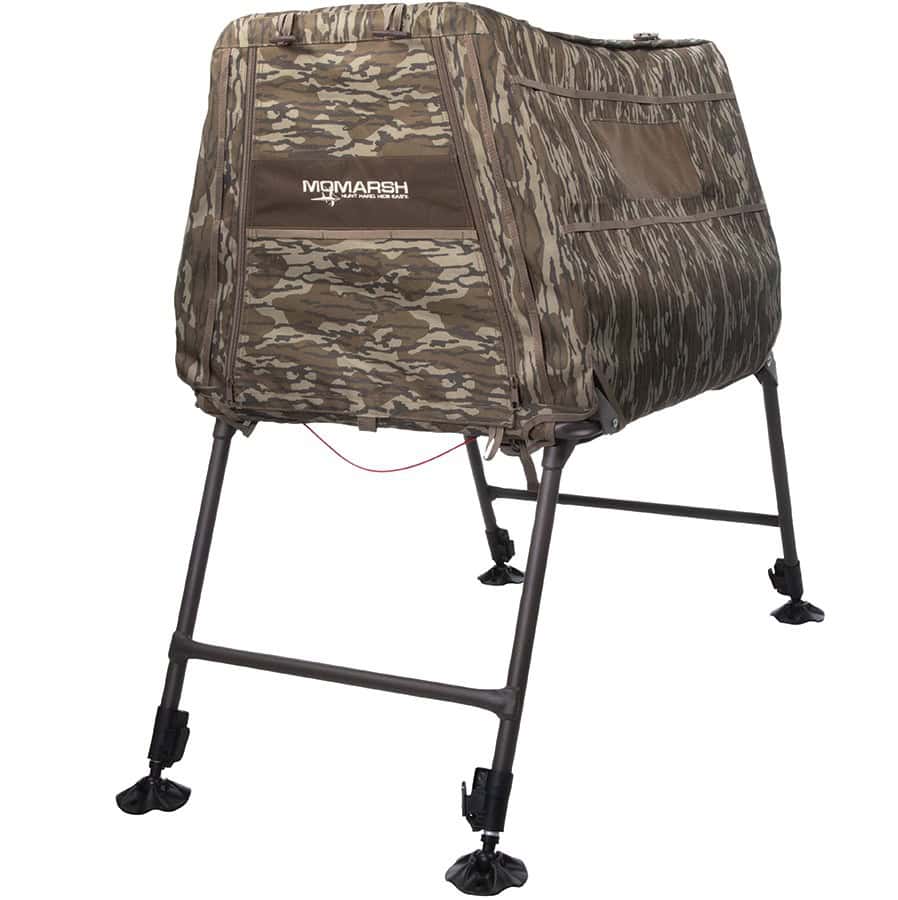 MOmarsh Dog Blind Invisi-Lab Mossy Oak Original Bottomland