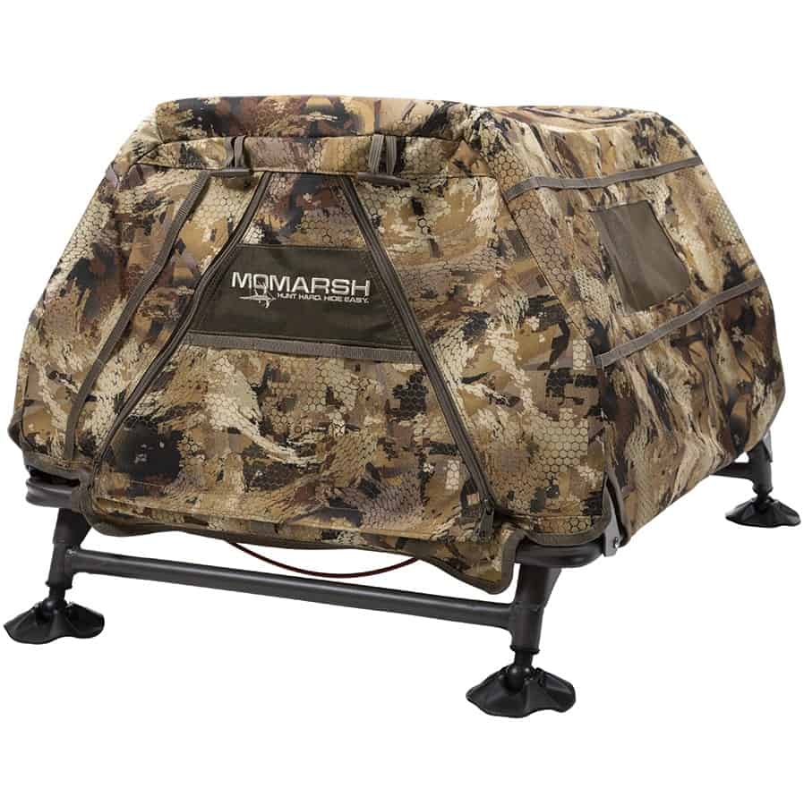 MOmarsh Field House Low Profile Dog Blind Optifade Marsh
