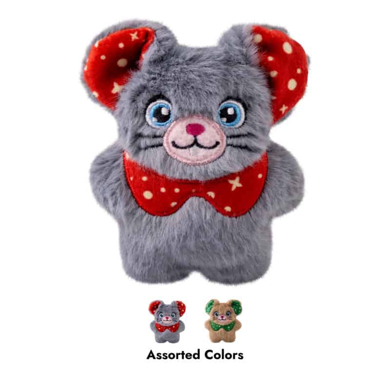 KONG Holiday Cat Snuzzles Mouse Toy Assorted
