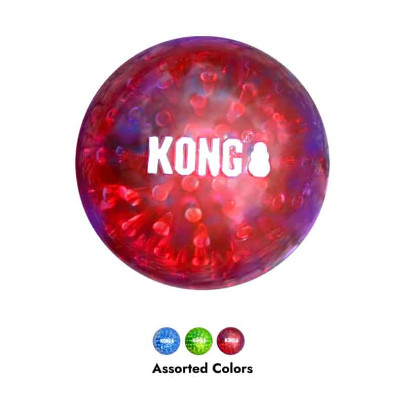 KONG Squeezz Geodz Ball 2-pk Assorted Lg