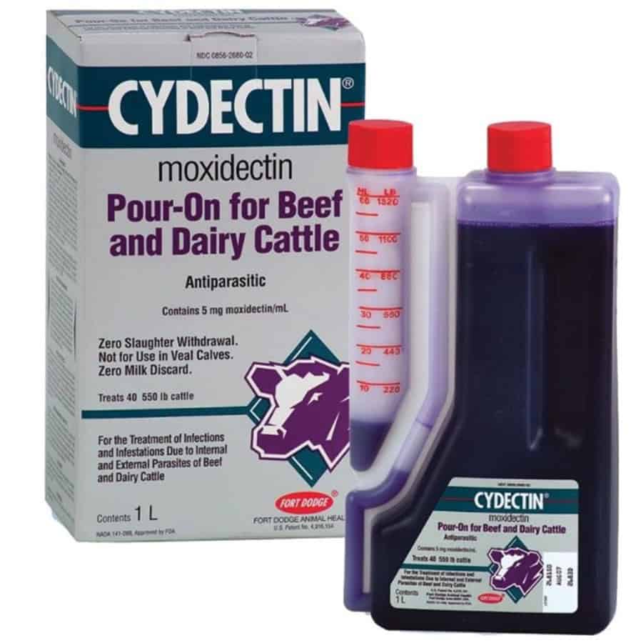 Cydectin Cattle Pour-On De-wormer 1 Ltr