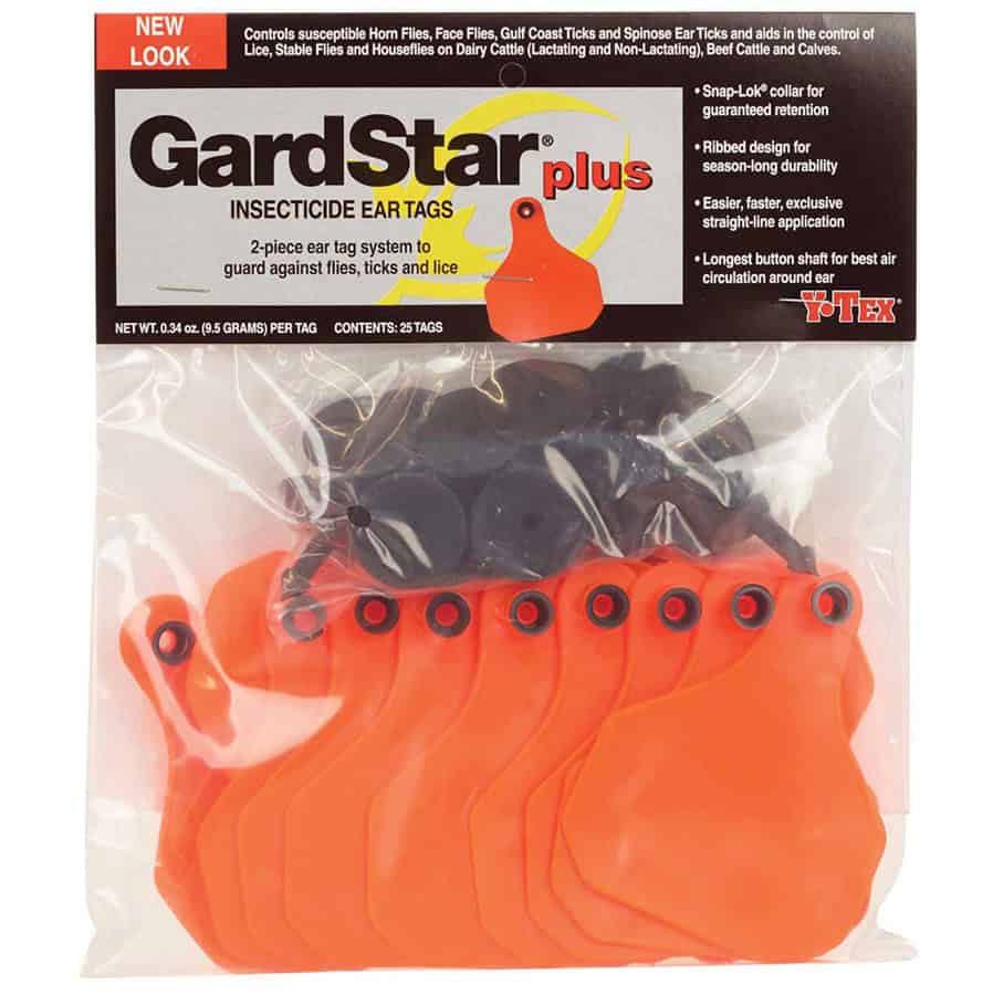 GardStar Plus Insecticide Cattle Ear Tags 25 Ct