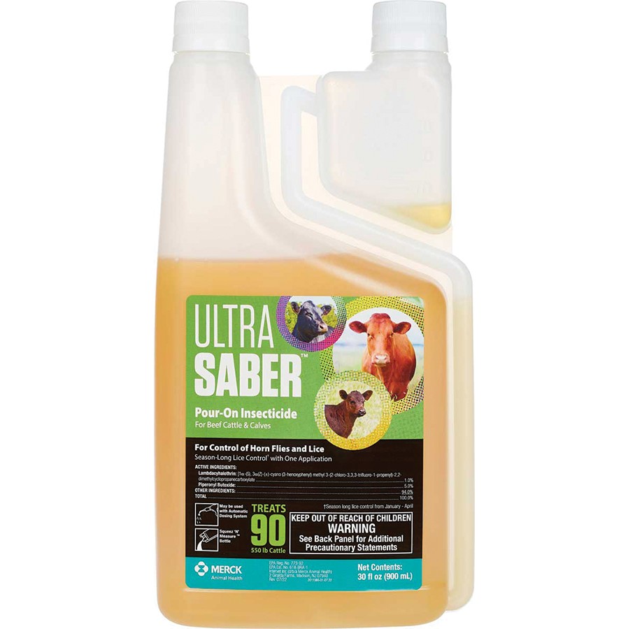 Ultra Saber Pour-On Insecticide 900 ml