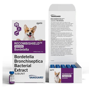 Vangard Recombishield Injectable Bordetella Vaccine 50 Dose (50 x 1 mL vials)