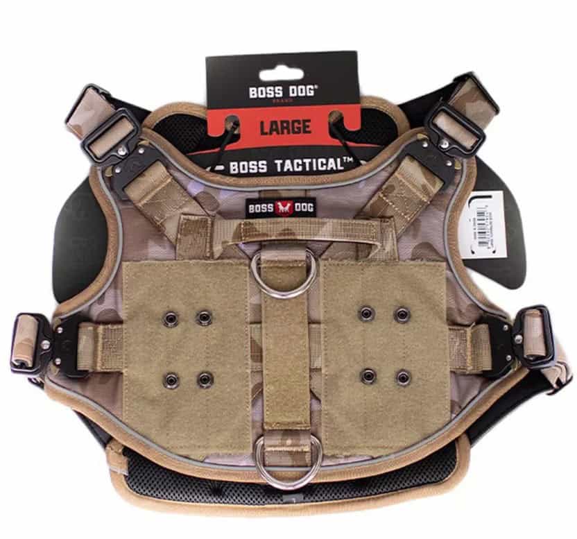 Boss Dog® ProSeries™ Tactical Harness – Reflective No-Pull Dog Harness