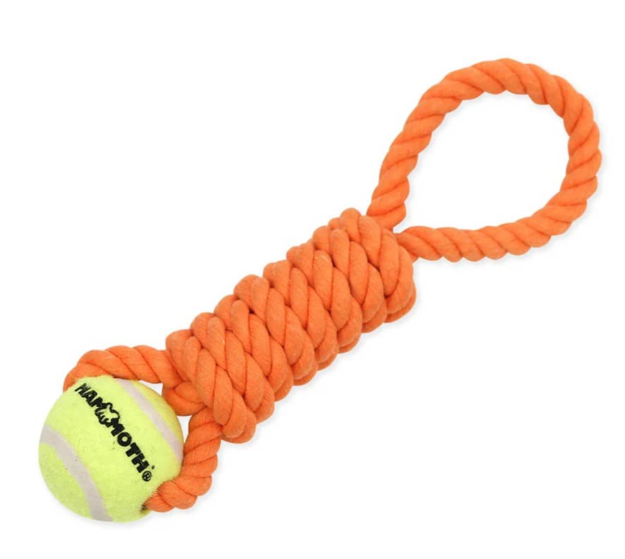 Mammoth® Flossy Chews Twister Pull Knot Rope Tug Dog Toy Mini 10"
