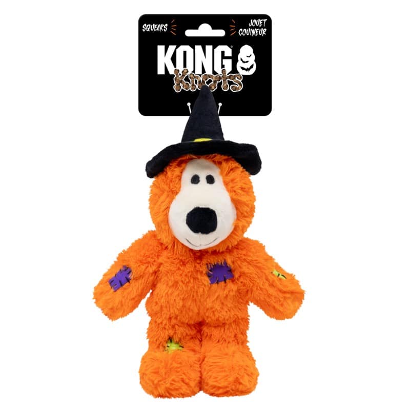 Halloween Wild Knots Witch Bear Orange Sm/Md