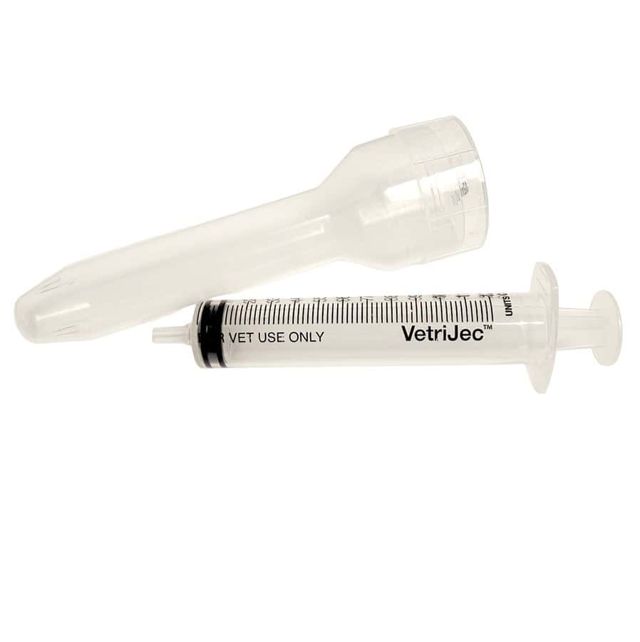 Vetrijec Syringe 12 cc Luer Slip 80 Ct Box